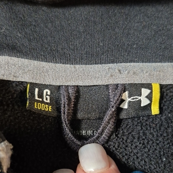 Under Armour Black Long Sleeve Full-Zip Hoodie - Picture 2 of 12